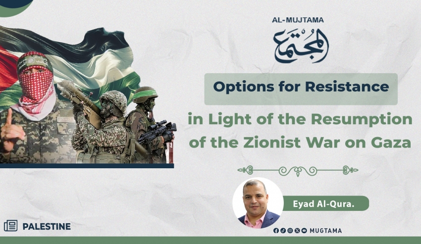 What are the methods used by the resistance to deal with Israel's escalation?